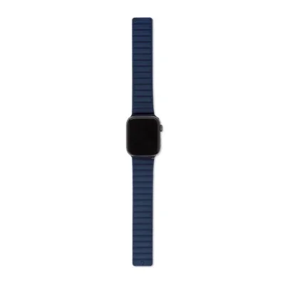 Decoded Apple Watch 49/45/44/42 mm  Series 1-8/SE/Ultra Silicone Magnet Traction Strap Lite _ Navy